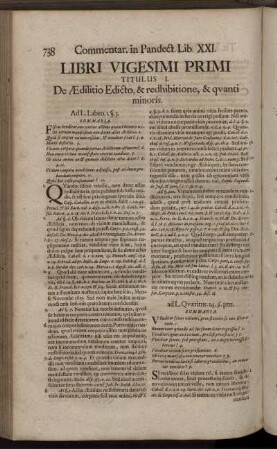 Libri Vigesimi Primi.