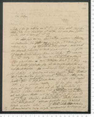 Briefentwurf an Gebrüder Hoffmann, Briefentwurf an Unbekannt und naturwissenschaftliche Notizen
