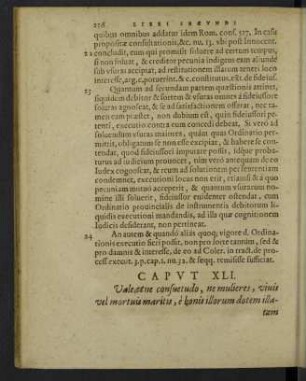 Caput XLI. - XLVI.