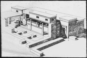 Tell el husn (Beth-Sean), Rekonstr. Eines ägypt. Tempels
