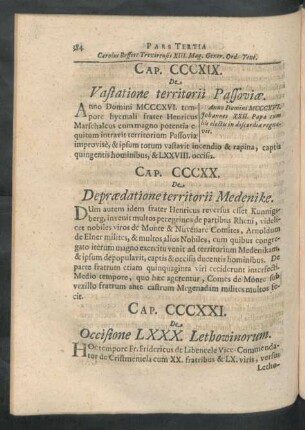 Caput CCCXXI. - CCCXL.