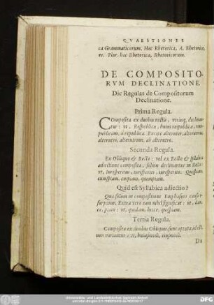 De Compositorum Declinatione.