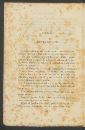 Epílogo - ¡Estaba escrito!