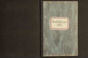 Namensverzeichnis Heiratsregister Lemgo 1880