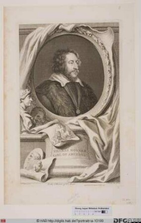 Bildnis Thomas Howard, 2. Earl of Arundel (1604 Earl of Surrey, 1644 1. Earl of Norfolk)