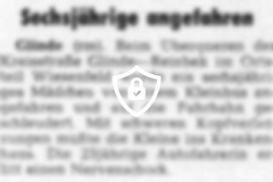Sechsjährige angefahren