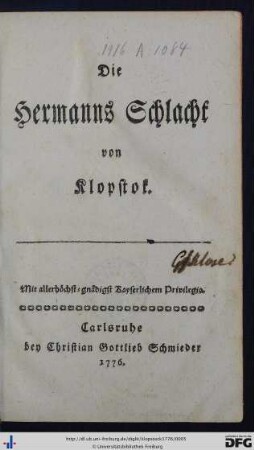 Die Hermanns Schlacht