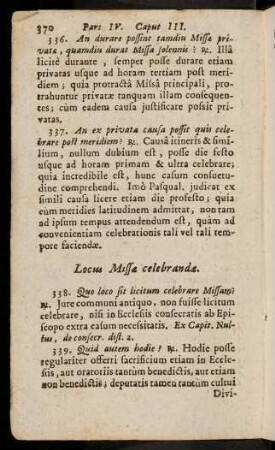 370-380, Locus Missae celebrandae; ...