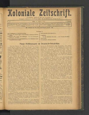 Nr. 42. Berlin, 18. Oktober 1912. 13. Jahrgang.