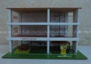Minol-Service-Station und Garage