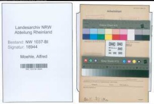Entnazifizierung Alfred Moehle , geb. 13.09.1890 (Brandmeister)