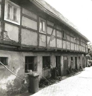 Dresden-Kaditz, Altkaditz 17. Dreiseithof (1. H. 19. Jh.). Seitengebäude