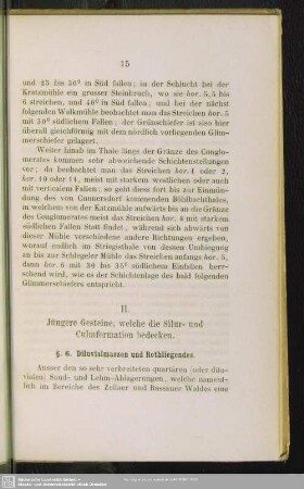 II. Jüngere Gesteine, welche die Silur- und Culmformation bedecken