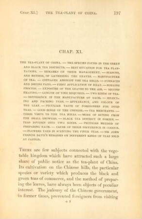 Chap. XI. The tea-plant of China. - The species found in the green and black tea districts. - Best ...
