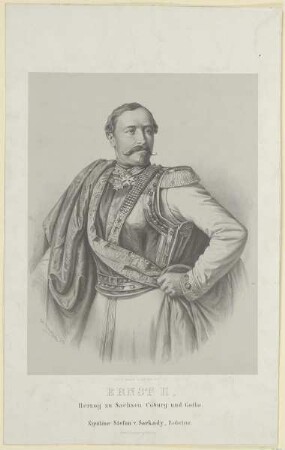 Bildnis des Herzog Ernst II. von Sachsen-Coburg-Gotha