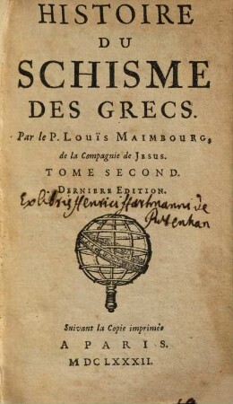 Histoire Du Schisme Des Grecs, 2