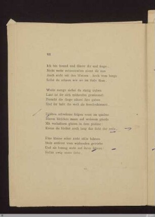 Vorspiel VII : [SW V: keine Sigle]; [SW V, S. 16/106]