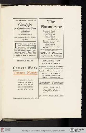 Otto Knoll [Bindings for Camera Work]