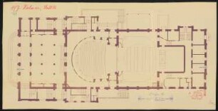 Stadttheater, Kolmar: Grundriss 1:100