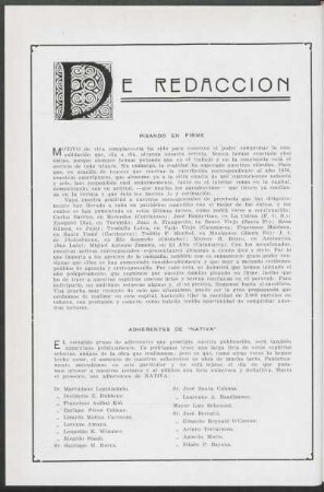 De redacción