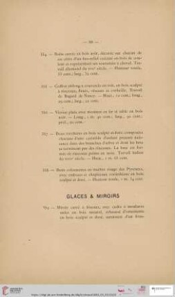 Glaces & Miroirs (Nr. 359 - 361)