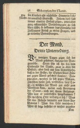 Dritte Unterredung. Der Mond.