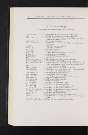 Literaturabkürzungen zu Branntwein, Industriesprit; Obst- und Beerenweine.