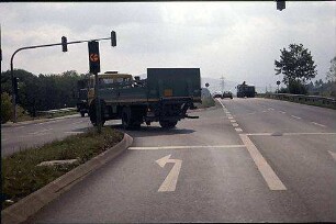 Teilknoten West: Zufahrt von Westen