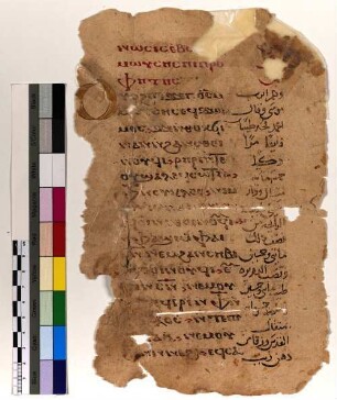 [Weihe der heiligen Öle Myron und Kallielaion] : Fragm. copt. Makarios Pontif. 5