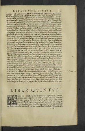 Liber quintus.