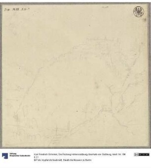 Die Festung Hohensalzburg oberhalb von Salzburg
