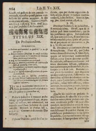 Titulus XIX. De Probationibus.