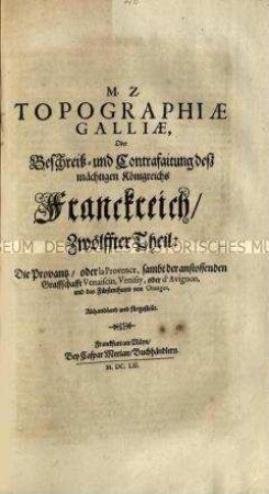 Topographie Frankreichs, Teil 12: Provence und Fürstentum Orange