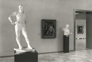 Constantin Meunier : Dresden, Albertinum. Gemäldegalerie Neue Meister, Constantin Meunier. Raumaufnahme