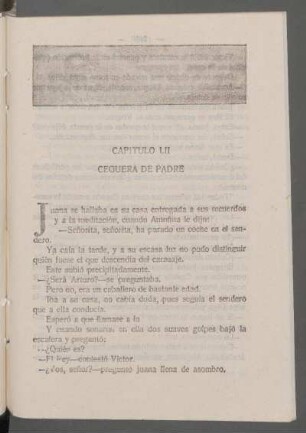Capítulo LII - Ceguera de padre