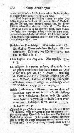 Religion der Unmündigen. 4.verb.Aufl.