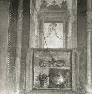 Stillleben : Stillleben. Wandbild. Pompeji, Haus des Castor und Pollux