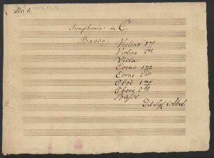 Sinfonien; orch; C-Dur; K 34; op. 17,4