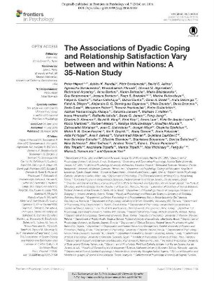 The Associations of Dyadic Coping and Relationship Satisfaction Vary between and within Nations: A 35-Nation Study