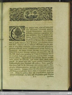 Cum omnes artes, quae ad humanitatem informant, ...