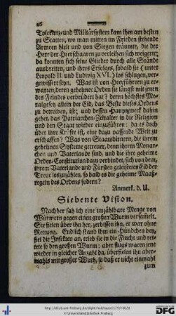 Siebente Vision.