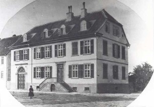 Blick auf das Haus Schülerstraße 28. Detmold