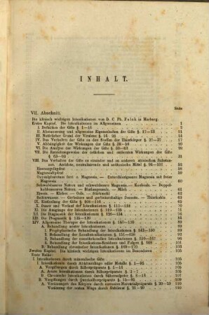 Intoxicationen, Zoonosen und Syphilis