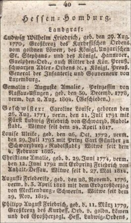 Hessen-Homburg.