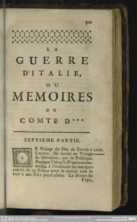 Septieme Partie