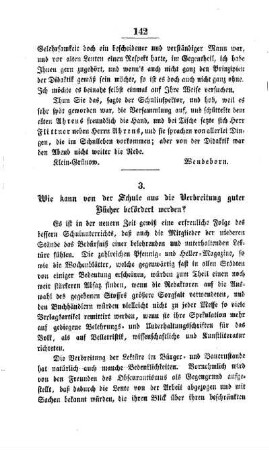 Wie kann von der Schule aus die Verbreitung guter Bücher befördert werden?