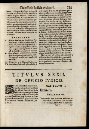 Titulus XXXII.
