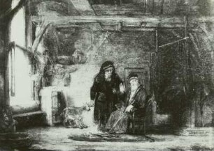 Die Frau des Tobias mit der Ziege