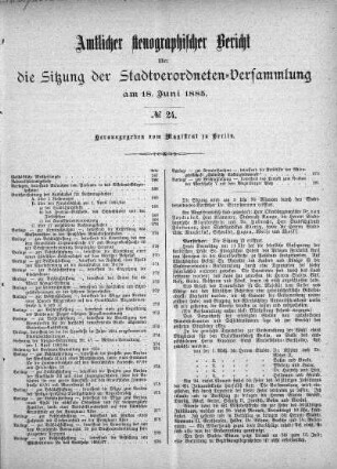 No. 24, 18. Juni 1885