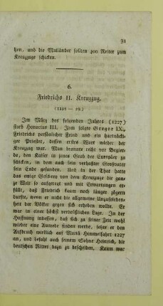 6. Friedrichs II. Kreuzzug (1228-29)